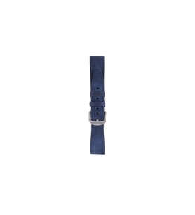 Fro LW38-43 20 mm Hakiki Deri Spor Lacivert Kordon Silver Toka