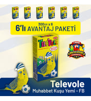 Televole Muhabbet Kuşu Yemi FB - 6 Adet