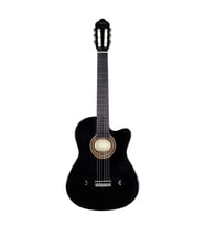 Valencia VC104THNCBK Klasik Gitar İnce Kasa (Siyah)  Thin Body - Rahat Çalım - Sap Çelikli