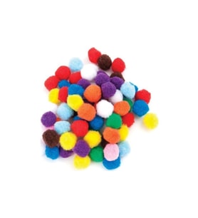 Puti Pom Pom Karışık 10 - 20 - 30 MM