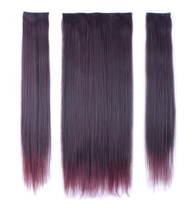 Mulvxprk  Prk02 Fiber Sentetik Düz Yarım Ay + 2 Yan Çıt Çıt - Koyu Kızıl (Mulvix)