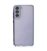 Samsung Galaxy S21 Fe Kılıf Razer Lensli Silikon - Açık Mavi