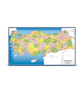 Art Puzzle Türkiye Siyasi Haritası 81 Parça Frame Puzzle