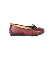 Waneti 23-123 Kadın Babet Ayakkabı (Bordo)