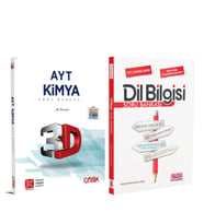 3D Yayınları AYT Kimya ve AKM Dil Bilgisi Soru Bankası Seti 2 Kitap