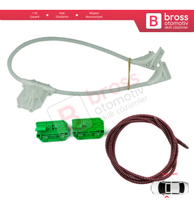 Renault Premium Kerax Midlum DAF LF 45 55 Volvo FL II FE 1400753 İçin Elektrikli Sol Cam Kriko Seti