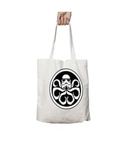 Star Wars Hydra Storm Trooper Logo iki Tarafı Kalıcı Baskılı Yıkanabilir Çanta