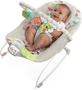 Bright Starts Ana Kucağı Yatıştırıcı Titreşimler Bebek Koltuğu, Çıkarılabilir Oyuncak Barı, 0-6 Ay, (Çok Renkli)