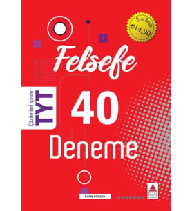 Delta Kültür TYT Felsefe 40 Deneme (Yeni)
