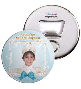 Sünnet Masası Mint Yeşili Gold Çerçeveli Açacaklı Magnet