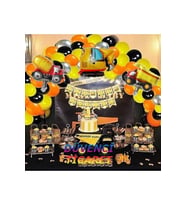 İNŞAAT TEMALI BALON ZİNCİR SET