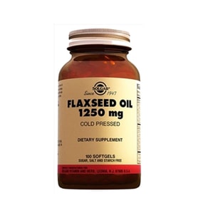 Solgar Flaxseed Oil 1250 mg 100 Kapsül