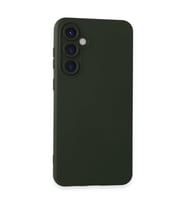 Samsung Galaxy S23 Fe Kılıf Nano İçi Kadife Silikon - Koyu Yeşil