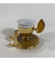 Doğaltaş dallı kahve seti