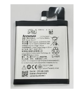 Lenovo Bl231 Vibe X2 Batarya Pil