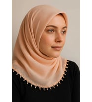 Tek Renk El İşi İğne Oyalı Yazma (Yavruağzı)