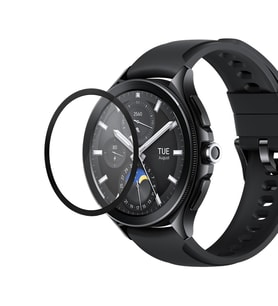 Microsonic Xiaomi Watch 2 Pro Tam Kaplayan Nano Cam Ekran Koruyucu Siyah