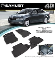 Skoda Octavia Havuzlu Paspas 4,5D Sahler 2013 Sonrası