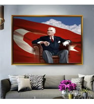 Altın Çerçeveli dekoratif tablo a1489 (Gold)