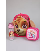x Dekomus Lisanslı Paw Patrol Tek Bölmeli Küçük Boy Anaokul Çantası,Beslenme Kabı ve Matara Seti