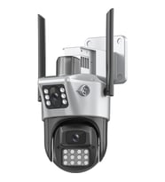 Viva ICS-223 6mp Çift Lens Wifi Akıllı Güvenlik Kamerası Aı Hareket Takipli Icsee Destekli