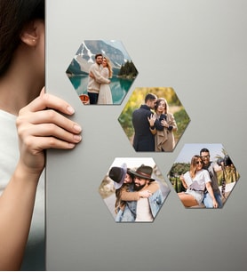 Kişiye Özel Ahşap Fotoğraflı UV Baskılı Magnet