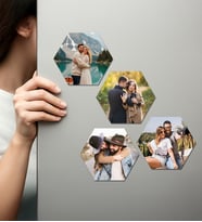 Kişiye Özel Ahşap Fotoğraflı UV Baskılı Magnet