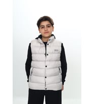 Toontoy Erkek Çocuk Göğsü Armalı Şişme Yelek 14091 (Bej)