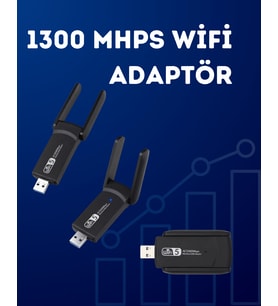 Usb Wifi Adaptör – 1200 Mbps Hız