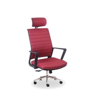 Gardena Bordo Kumaş Yönetici Koltuğu