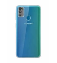 Samsung M30s Şeffaf Tıpalı Kamera Korumalı Lüx Silikon Kılıf