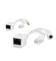 Ip Kamera Poe Set Ethernet Adaptör Güç Kablosu Beyaz HDX1324