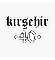 KIRŞEHİR Sticker Etiket Yapıştırma 18CM