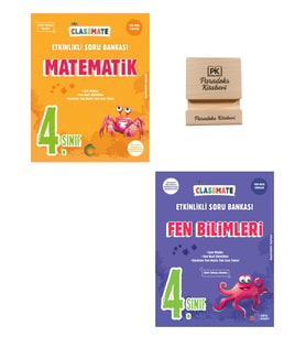 Okyanus 4. Sınıf Classmate Matematik ve Fen Bilimleri Etkinlikli Soru Bankası + Telefon Standı