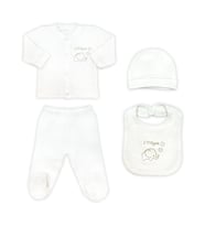 Sema Baby Organic 5 Parça Hastane Çıkışı Zıbın Seti