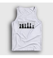 Presmono Unisex Beyaz Chess Satranç Usual Suspects Atlet 446578tt (Beyaz)