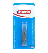 Bigpoint Kretuar Bıçağı Yedeği 10'lu x 4 Adet (Renksiz)