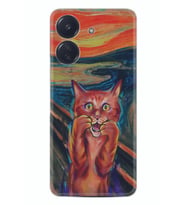Xiaomi Redmi 13c Kılıf Silikon Desen Özel Seri Tablo Cat 1788