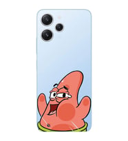 Xiaomi REDMI 12 Uyumlu Patrick Star Desenli Şeffaf Telefon Kılıfı