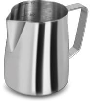 Süt Köpürtme Sürahisi, Premium Paslanmaz Çelik, 350ml Kapasite, Profesyonel Kahve Köpürtme Kabı, Barista Ekipmanları, Süt Köpürtme ve Kahve Hazırlama İçin