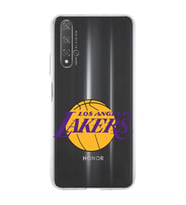 Huawei Honor 20 Uyumlu Kapak LA Lakers Tasarımlı Şeffaf Silikon Kılıf