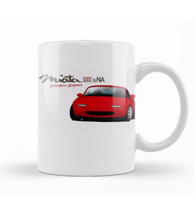 Mazda MX-5 Miata NA Kupa Bardak Porselen