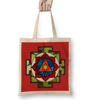Ganesha Yantra Bez Çanta Uzun Saplı