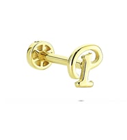 Glorria Altın P Harfi Tragus Piercing