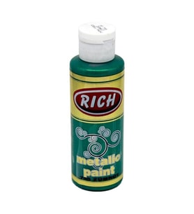 Rich Metalik Akrilik Boya 120 cc. 755 ZÜMRÜT YEŞİLİ 
