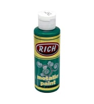 Rich Metalik Akrilik Boya 120 cc. 755 ZÜMRÜT YEŞİLİ 