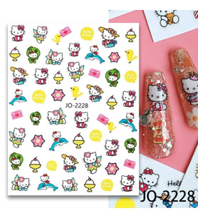 Adanil Yunus Kıyafet Dondurma Hello Kitty Sticker J0-2228