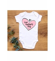 First Mothers Day Organik Baskılı Çıtçıtlı Body