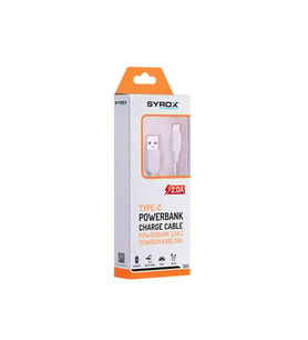 Syrox C69 Type-C 20cm 2.0A Powerbank Kablo