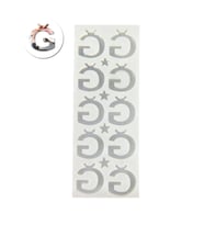 Epoksi Çoklu Silikon Kalıp Ğ Harfi Anahtarlık Reçine Seri Döküm Kalıbı 4 CM 10 Lu